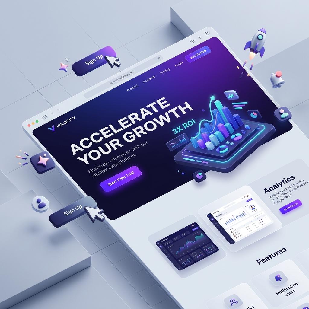 High Conversion Landing Page Design